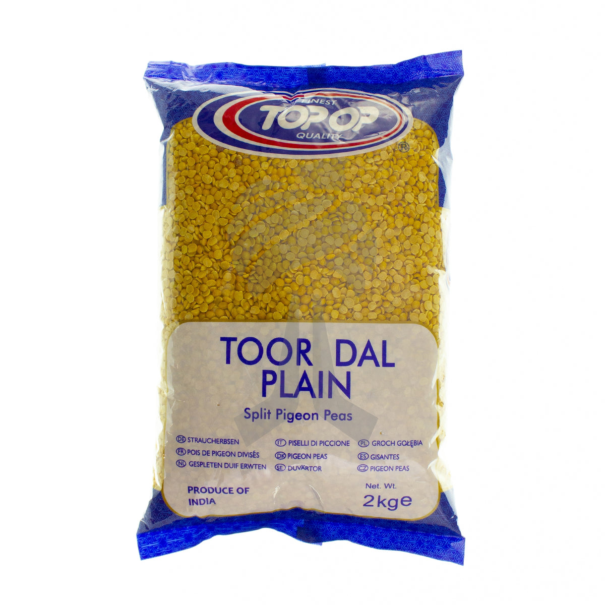 TOPOP YELLOW PEAS SPLIT 2KG